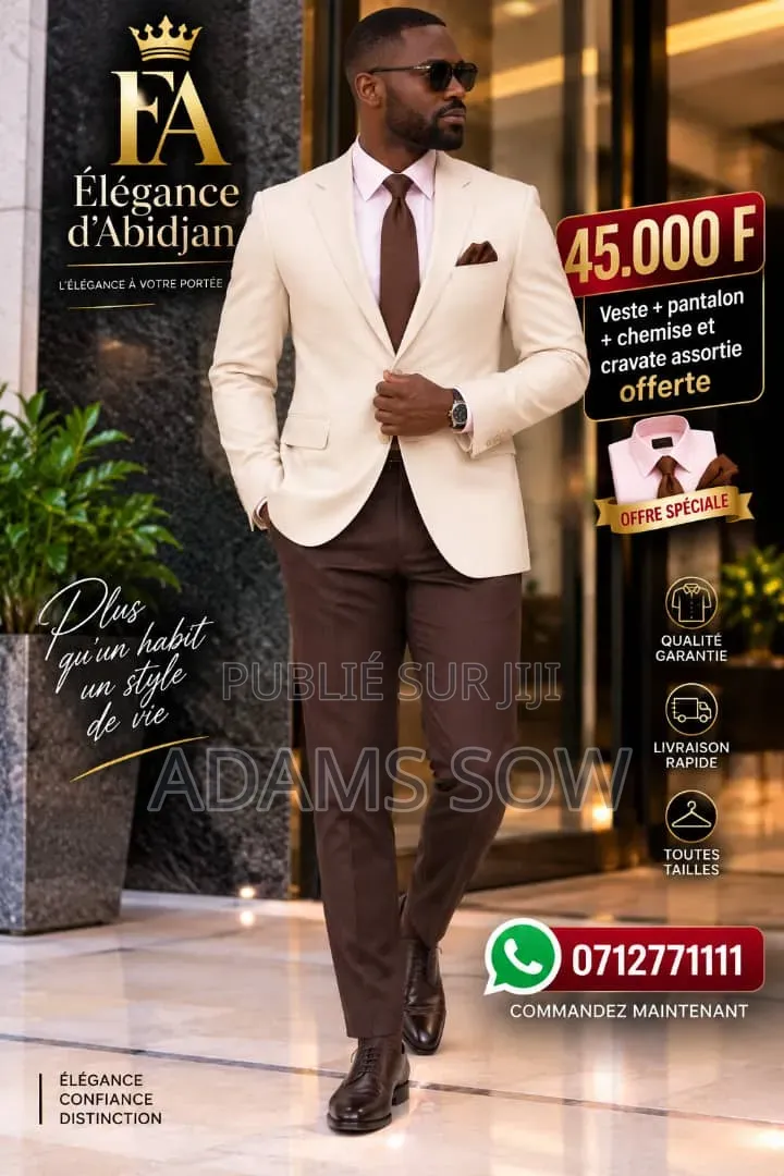 Demi-Saison Prix 45000f ( Complet ) Et Une Cravate Assorties Offerte