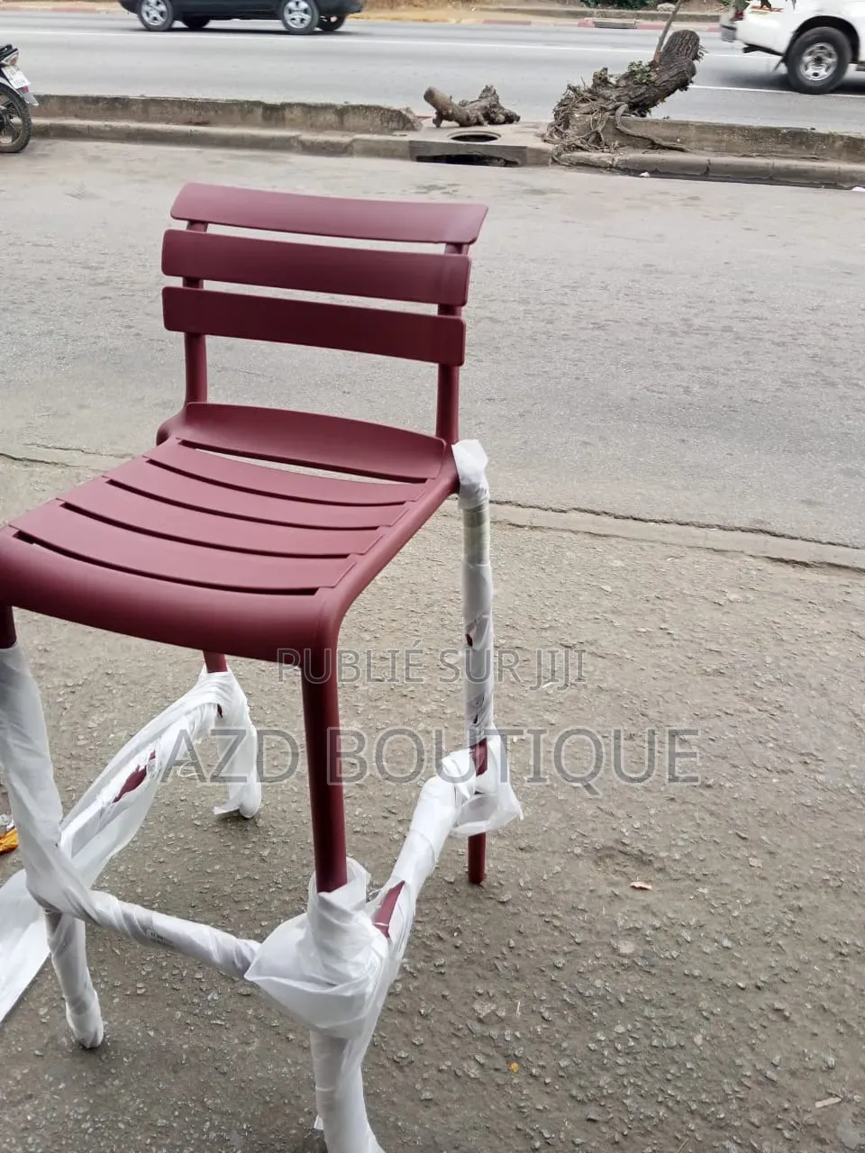 Chaise Haute en PVC Pour Bar