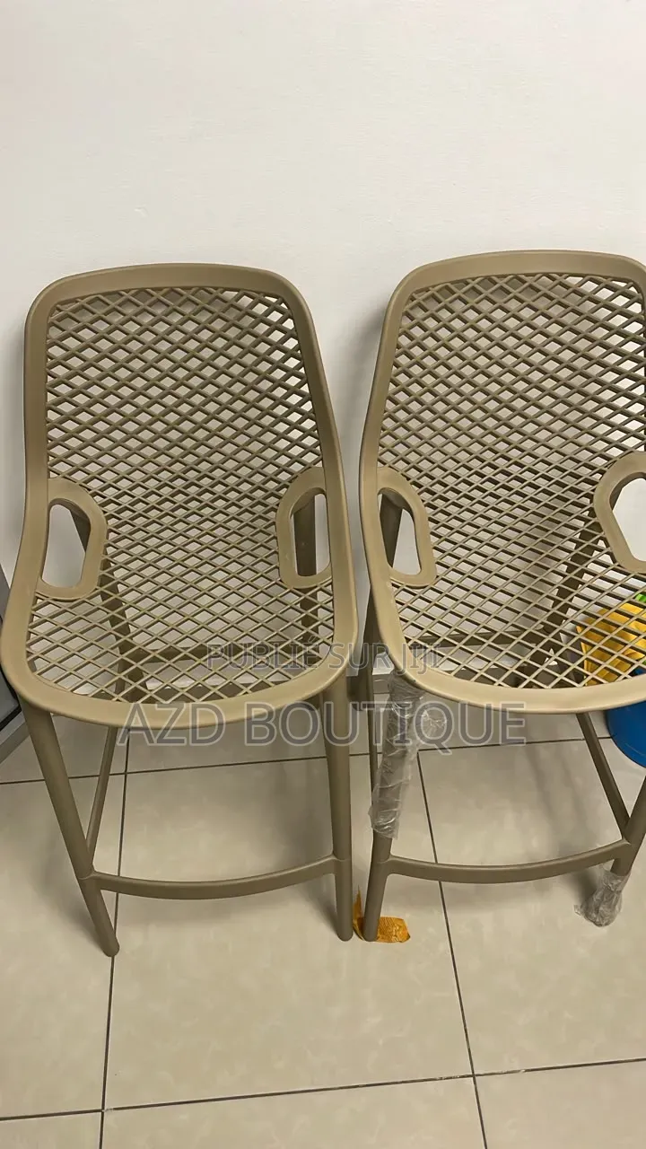 Chaise Haute en PVC Pour Bar