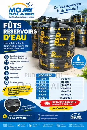 Cuve d'Eau