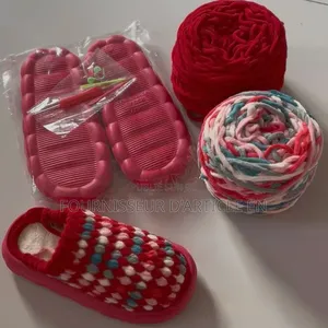 Kit De Matériaux Pour Chaussons Crochetés