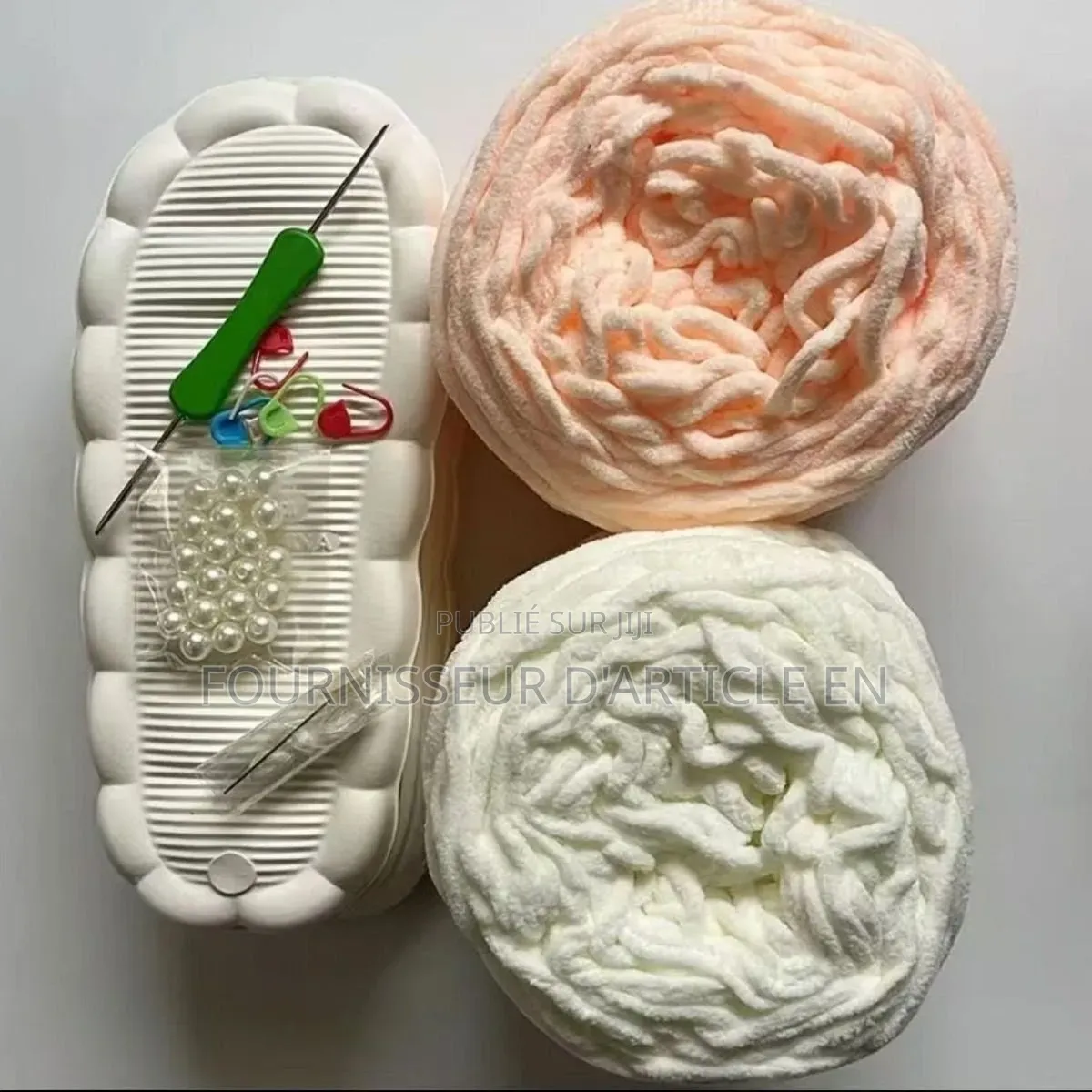 Kit De Matériaux Pour Chaussons Crochetés