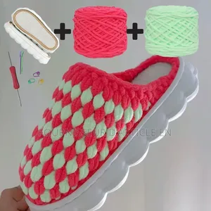 Kit De Matériaux Pour Chaussons Crochetés