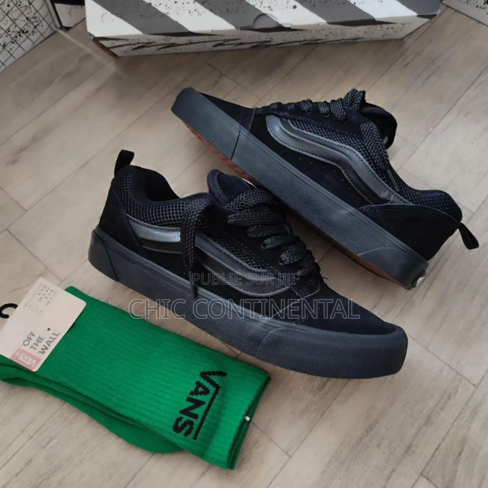 Vans Knu Skool a Semelle Simple Et Grosse