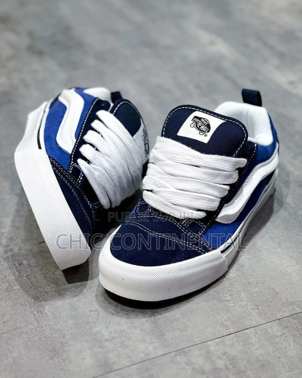 Vans Knu Skool a Semelle Simple Et Grosse