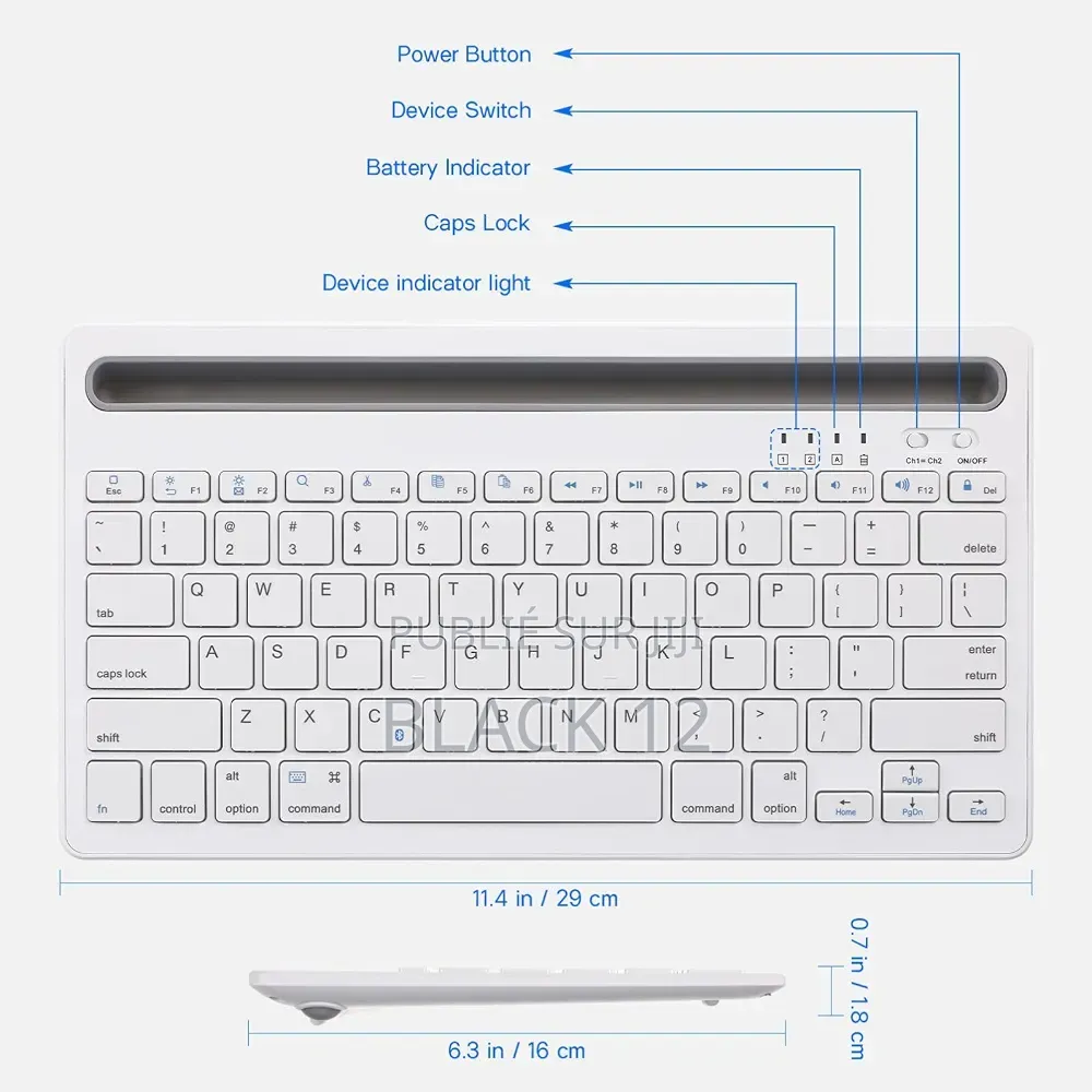 Clavier AOAS Blanc