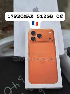 Nouveau Pomme iPhone 17 Pro Max 512 GB Orange