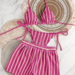 Ensemble Bikini Trois Pièces Simia Pour Femme.