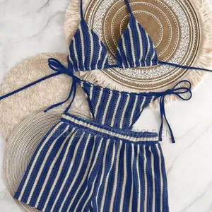 Ensemble Bikini Trois Pièces Simia Pour Femme.