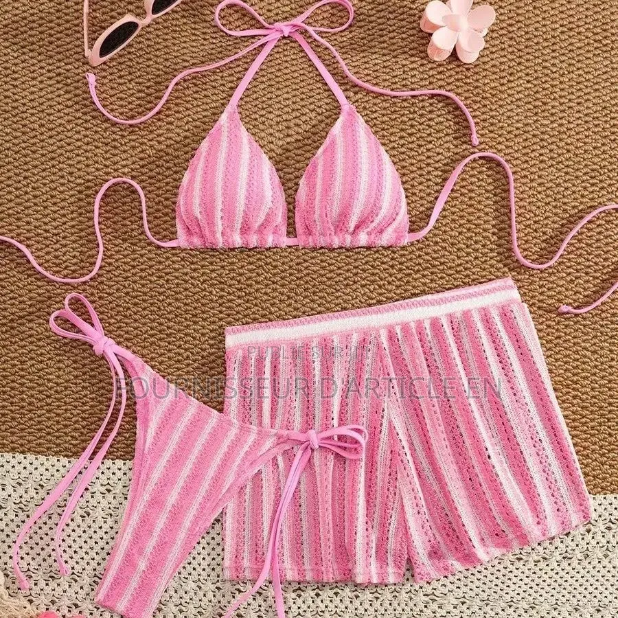 Ensemble Bikini Trois Pièces Simia Pour Femme.