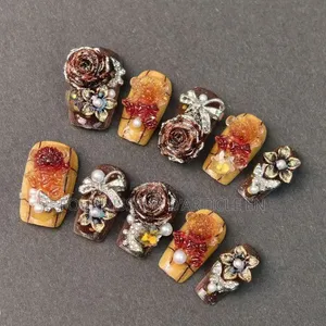 Manucure Motif Floral 3D