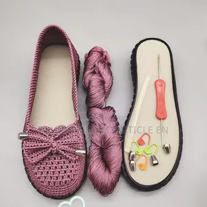 Kit De Matériaux Semi-Finis Pour Chaussures Tissées À La Main.
