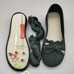 Kit De Matériaux Semi-Finis Pour Chaussures Tissées À La Main.