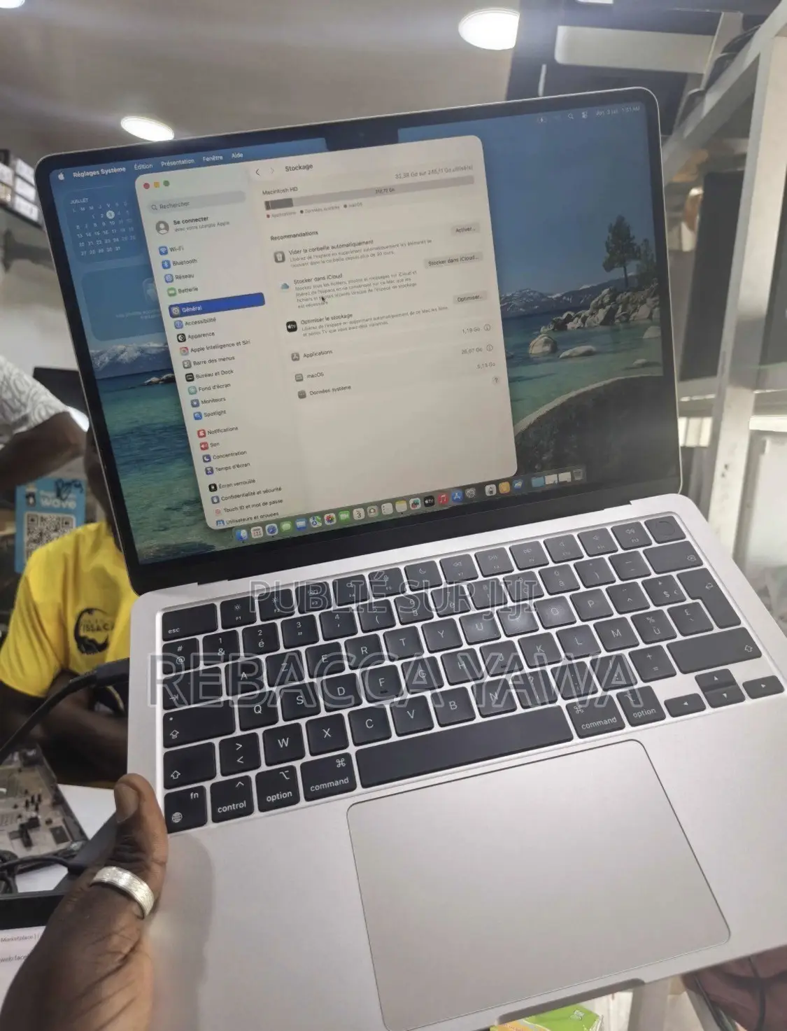 Nouveau Pomme MacBook Air 2025 M4 16GB Intel Core i9 eMMC 512GB