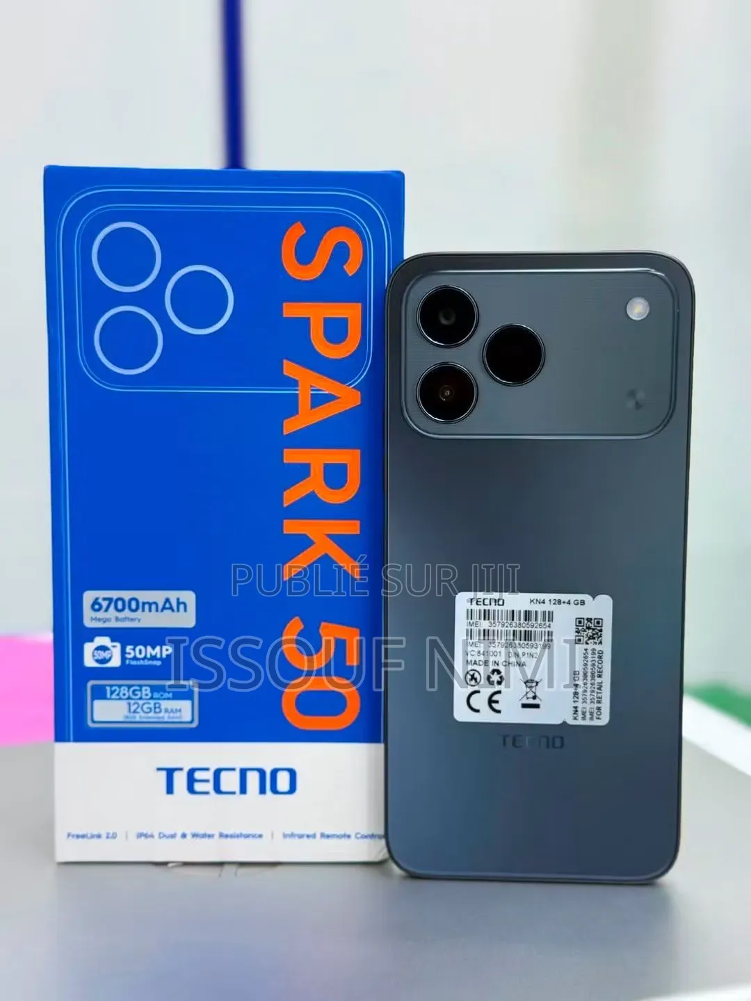 Nouveau Tecno Spark 50 128 GB Bleu
