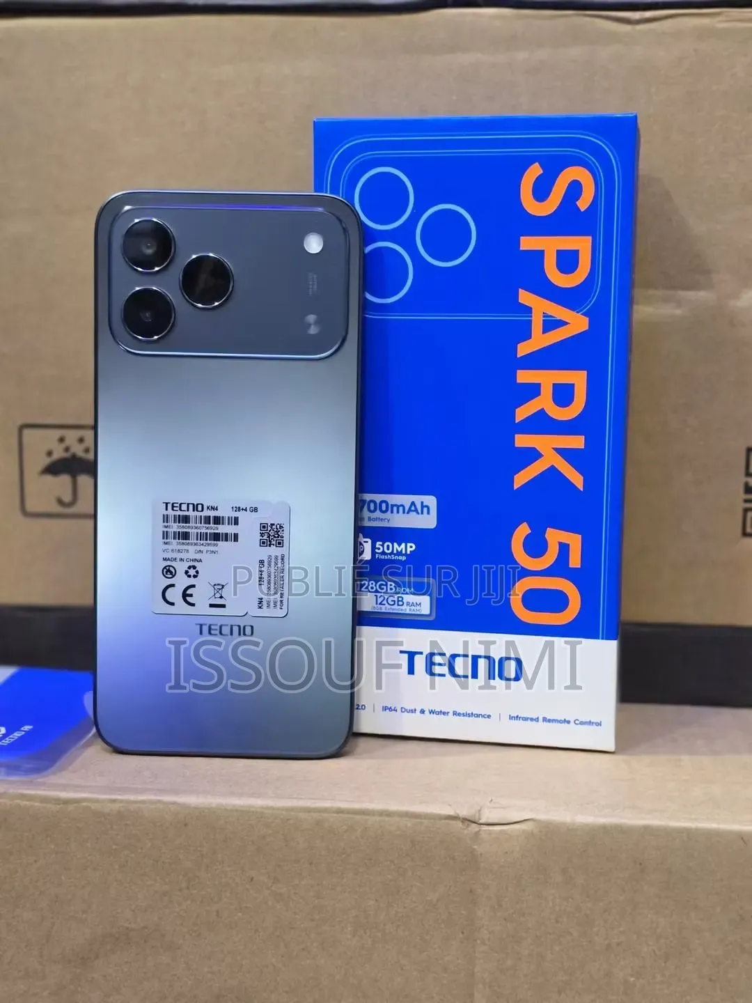 Nouveau Tecno Spark 50 128 GB Bleu