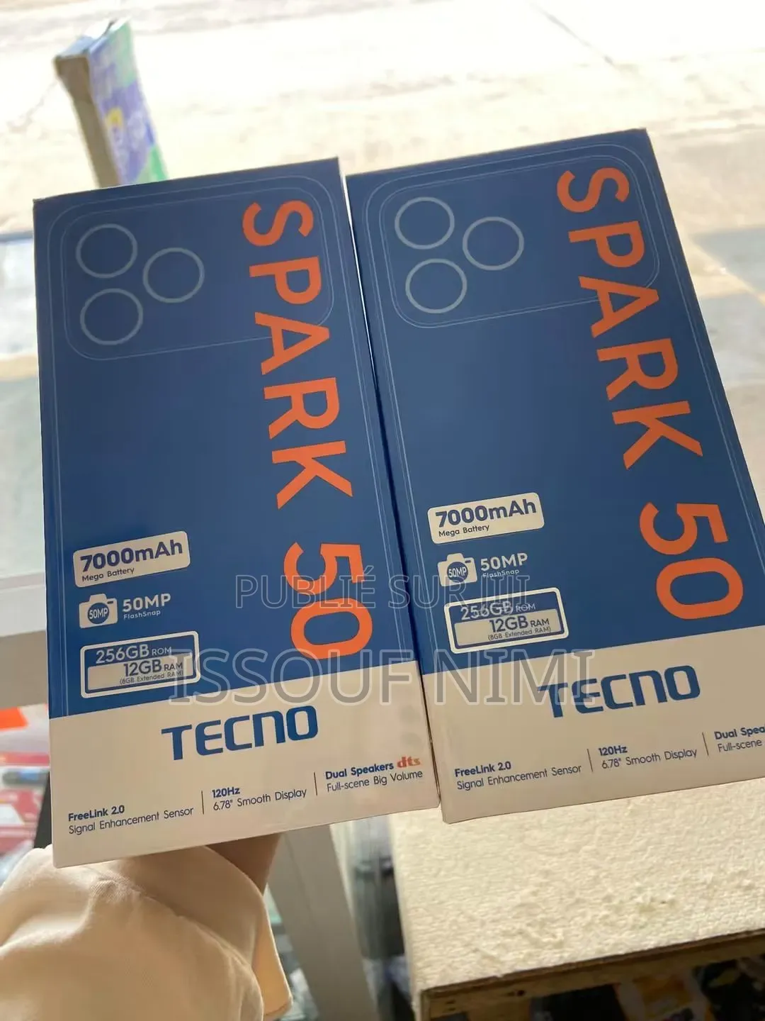 Nouveau Tecno Spark 50 128 GB Bleu