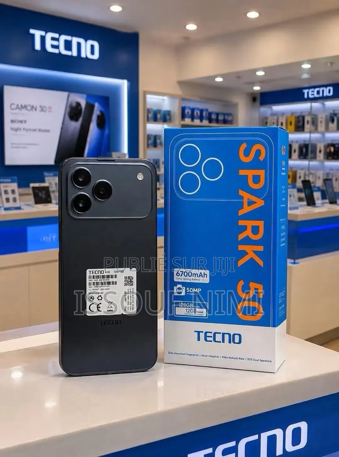 Nouveau Tecno Spark 50 128 GB Noir