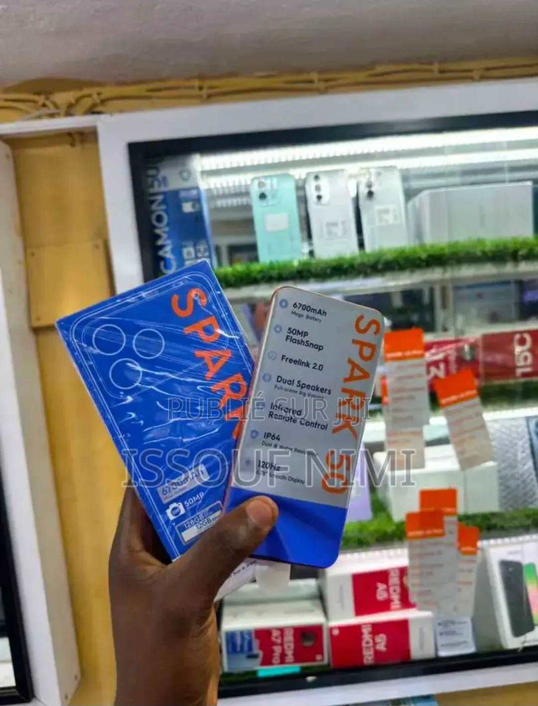 Nouveau Tecno Spark 50 128 GB Bleu