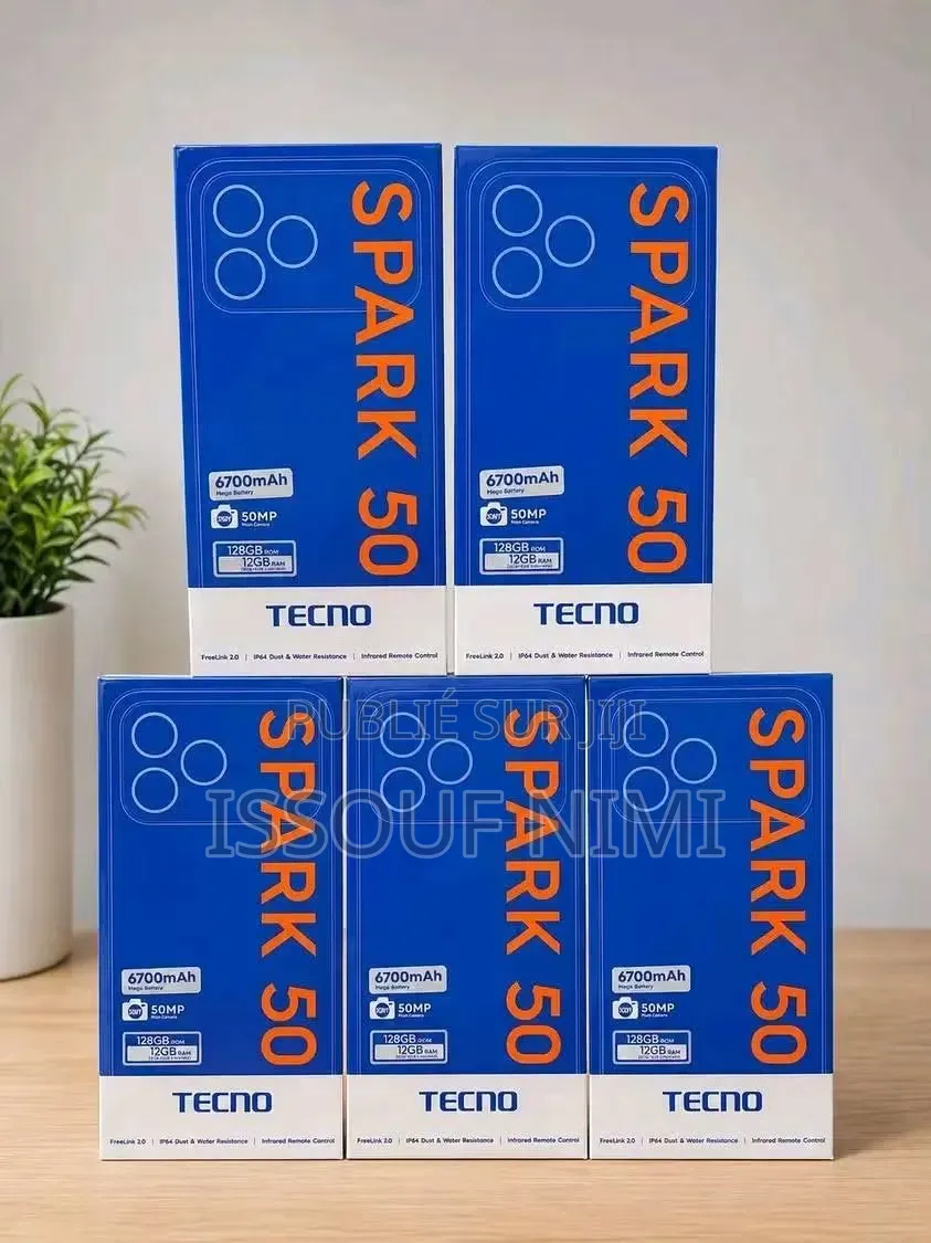 Nouveau Tecno Spark 50 128 GB Gris