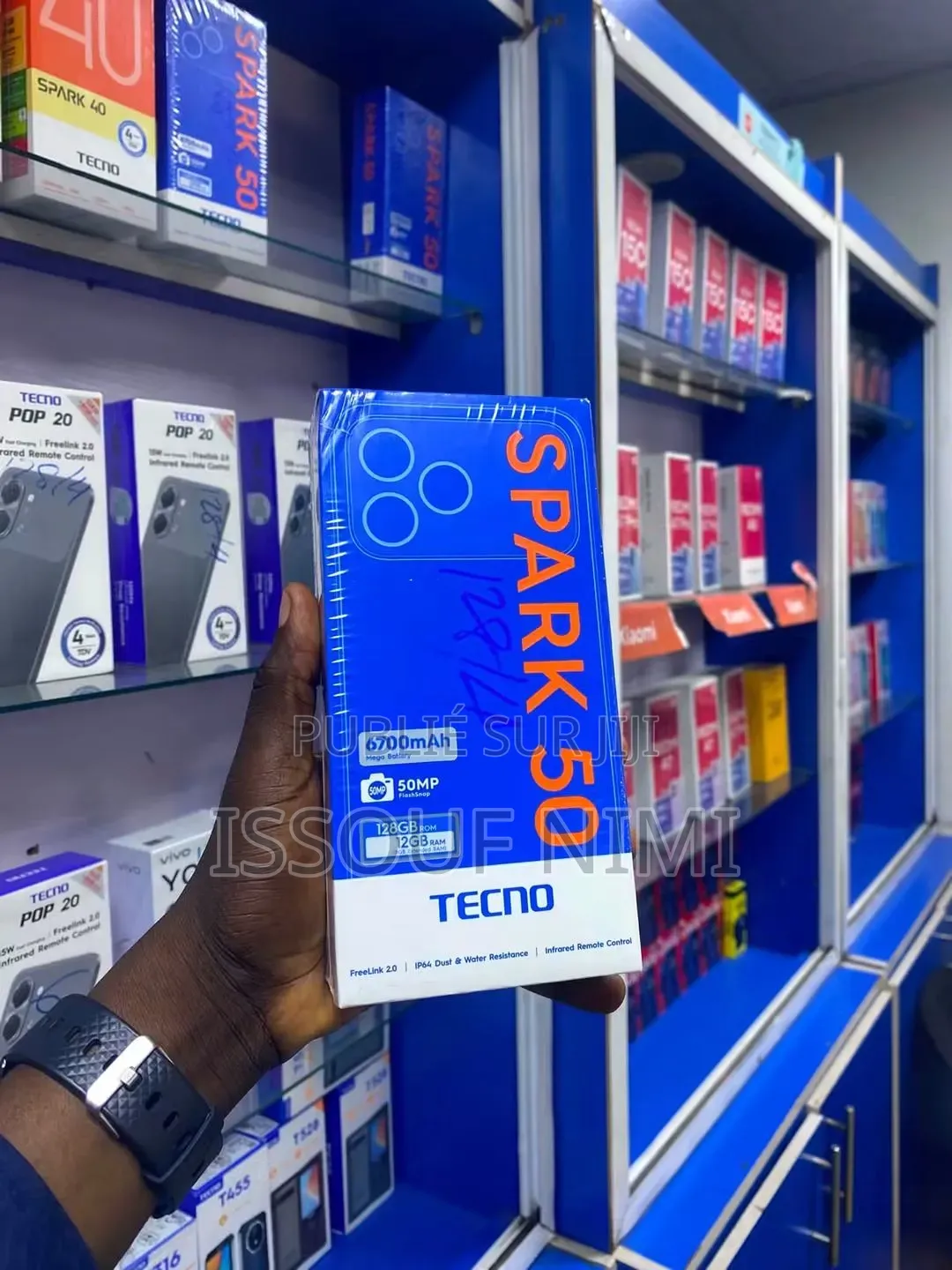 Nouveau Tecno Spark 50 128 GB Bleu