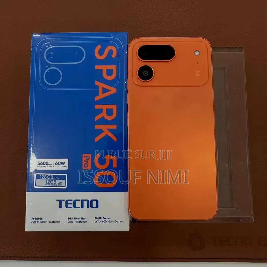 Nouveau Tecno Spark 50 Pro 256 GB Orange