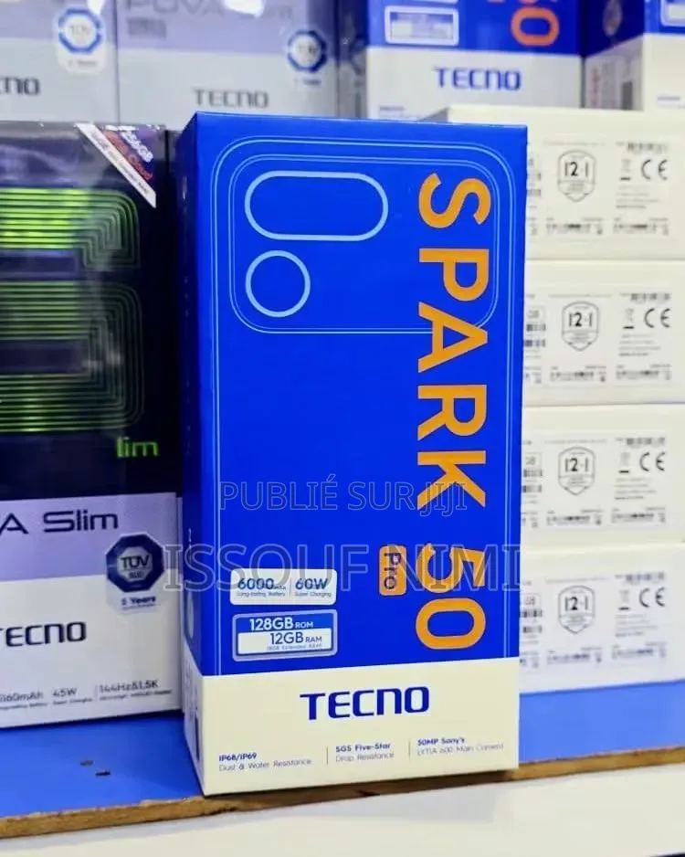 Nouveau Tecno Spark 50 Pro 256 GB Blanc