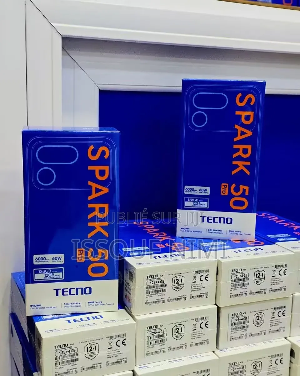 Nouveau Tecno Spark 50 128 GB Orange