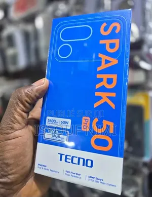 Nouveau Tecno Spark 50 Pro 256 GB Bleu