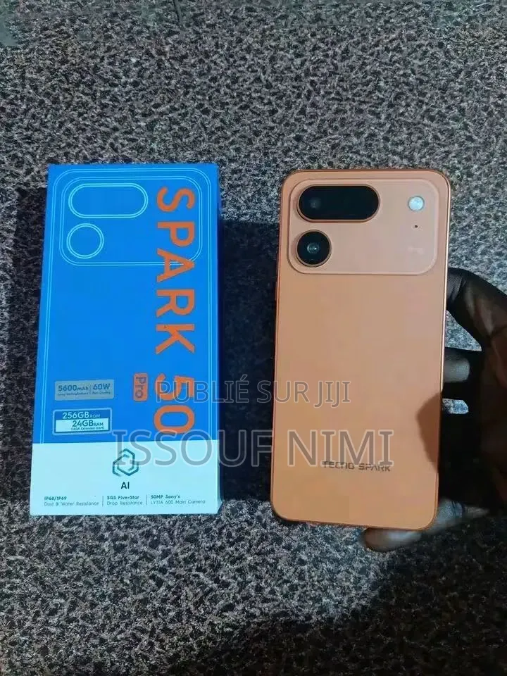 Nouveau Tecno Spark 50 Pro 256 GB Bleu