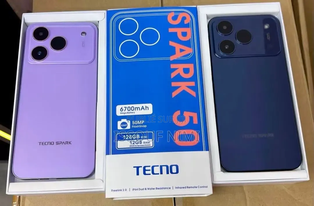 Nouveau Tecno Spark 50 128 GB Orange
