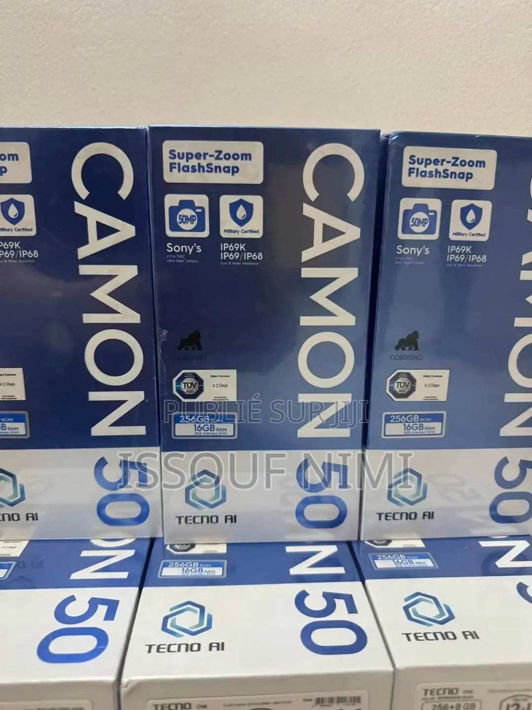 Nouveau Tecno Camon 50 256 GB Gris