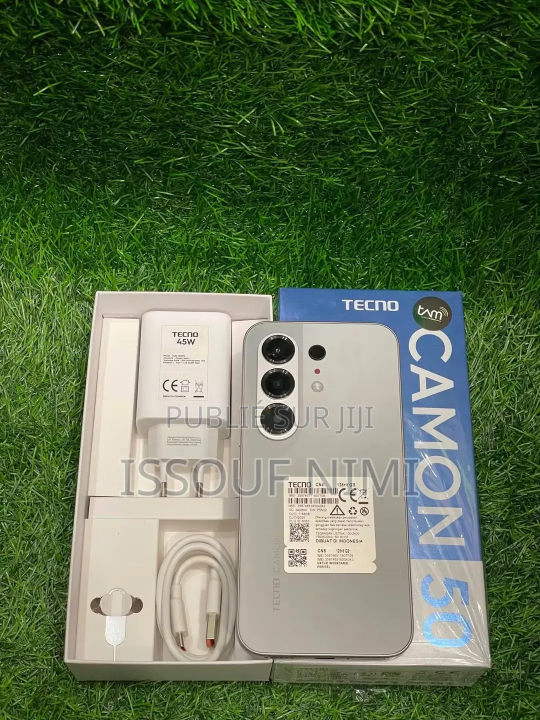 Nouveau Tecno Camon 50 256 GB Gris