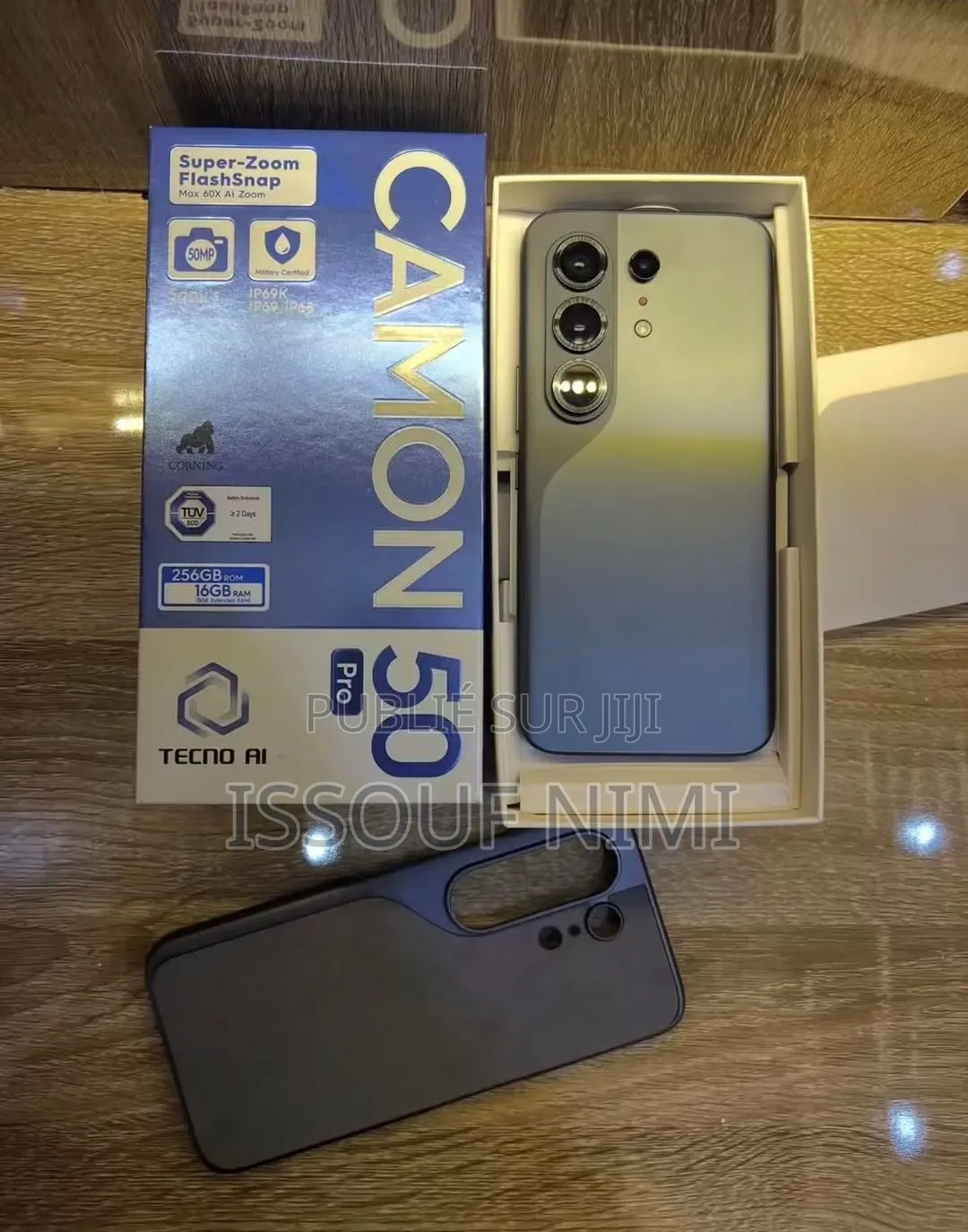 Nouveau Tecno Camon 50 Pro 256 GB Noir