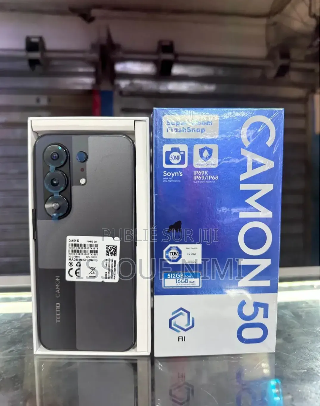 Nouveau Tecno Camon 50 256 GB Gris