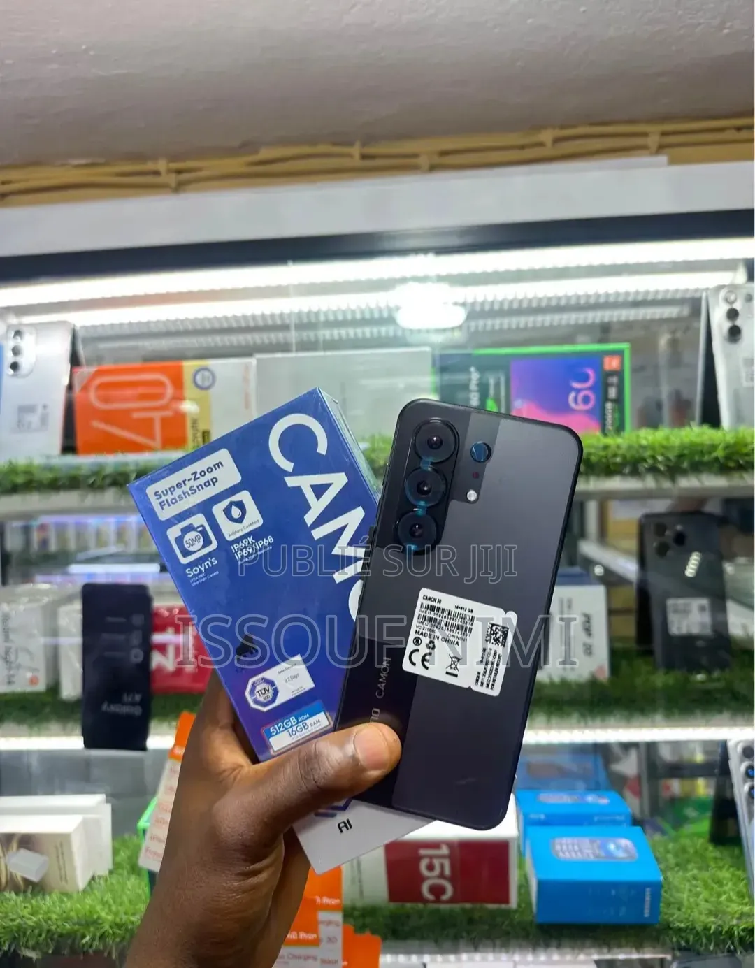 Nouveau Tecno Camon 50 256 GB Gris