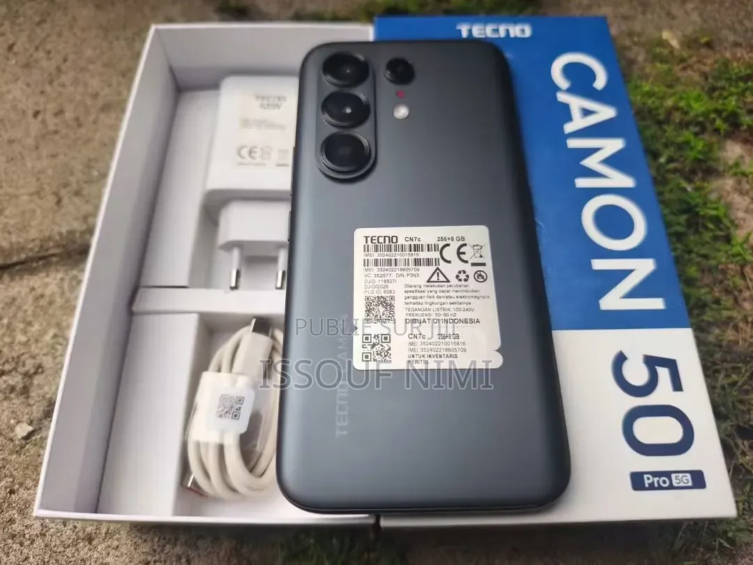 Nouveau Tecno Camon 50 Pro 256 GB Gris