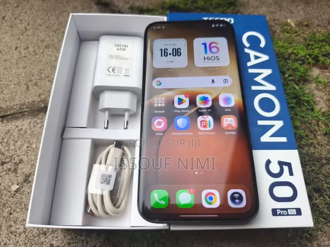 Nouveau Tecno Camon 50 Pro 256 GB Gris