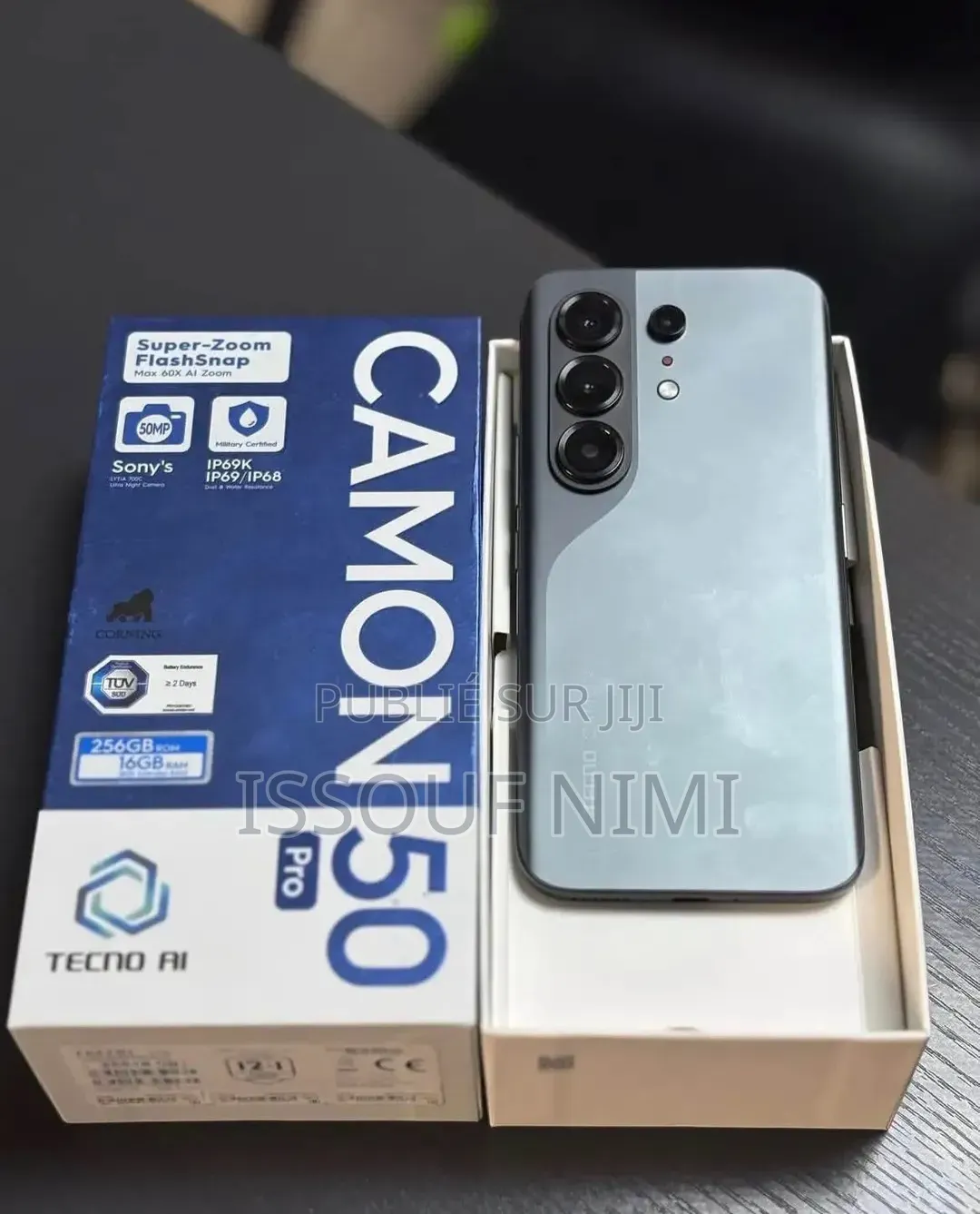 Nouveau Tecno Camon 50 Pro 256 GB Gris