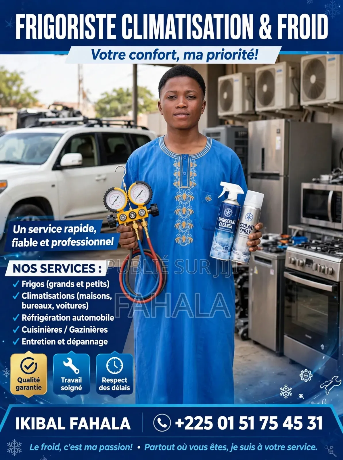 - Dépannage Frigo, Congélateur, Climatiseur - Bergeville