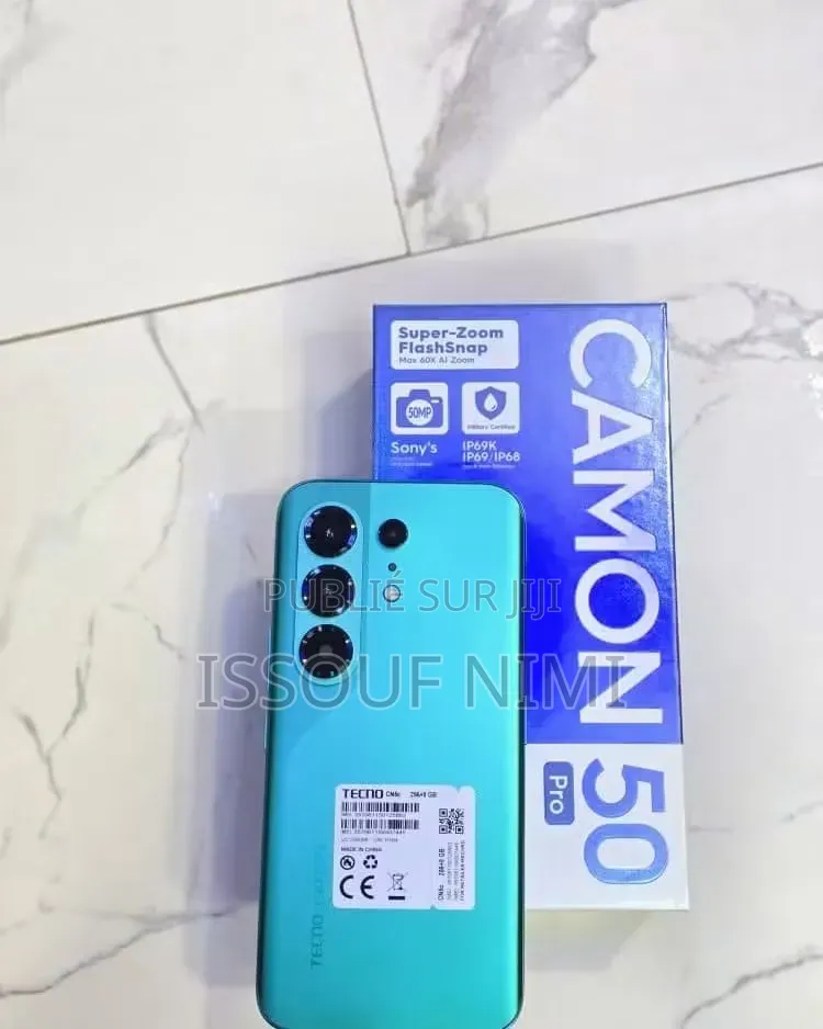 Nouveau Tecno Camon 50 Pro 256 GB Vert