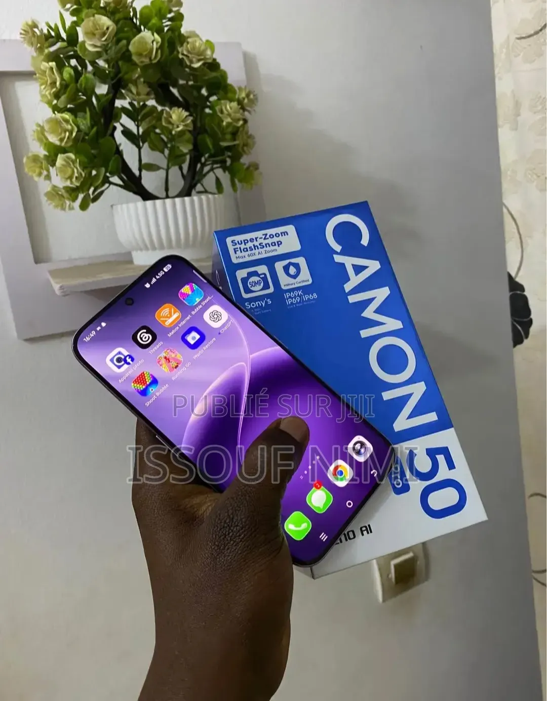 Nouveau Tecno Camon 50 Pro 256 GB Violet
