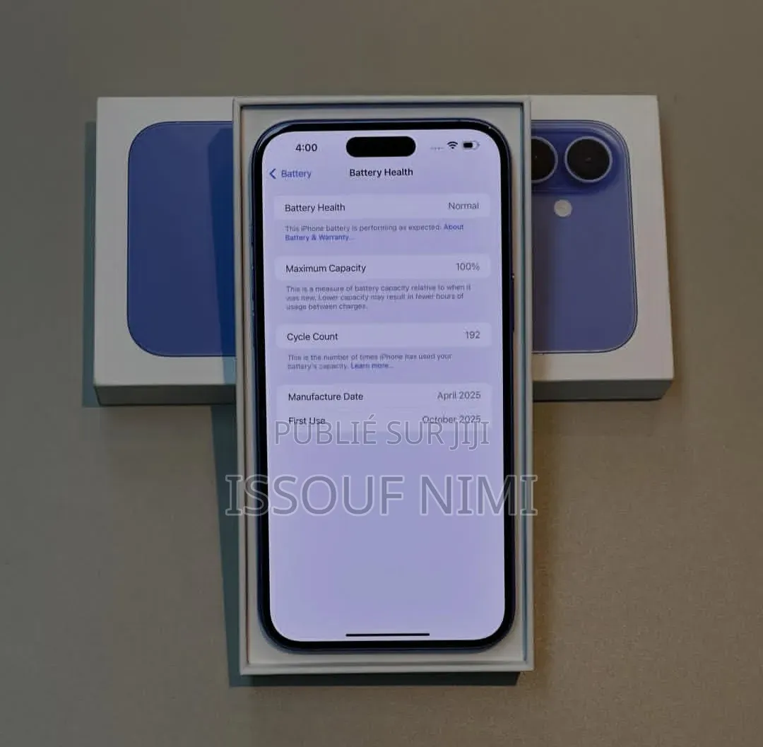 Nouveau Apple iPhone 16 Plus 512 GB Bleu