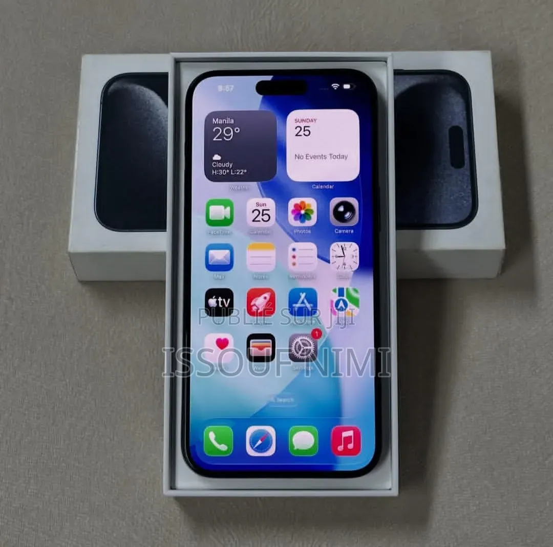 Nouveau Apple iPhone 15 Pro Max 512 GB Noir