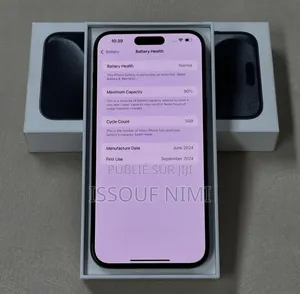 Nouveau Apple iPhone 15 Pro Max 512 GB Noir