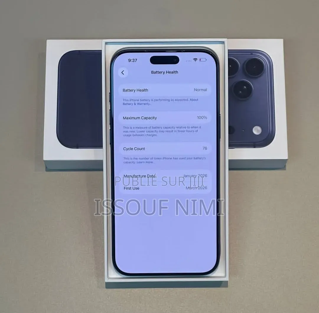 Nouveau Apple iPhone 17 Pro Max 512 GB Bleu