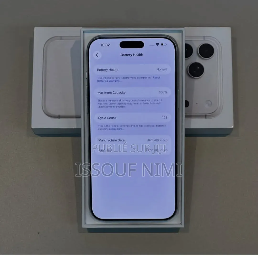 Nouveau Apple iPhone 17 Pro Max 512 GB Blanc