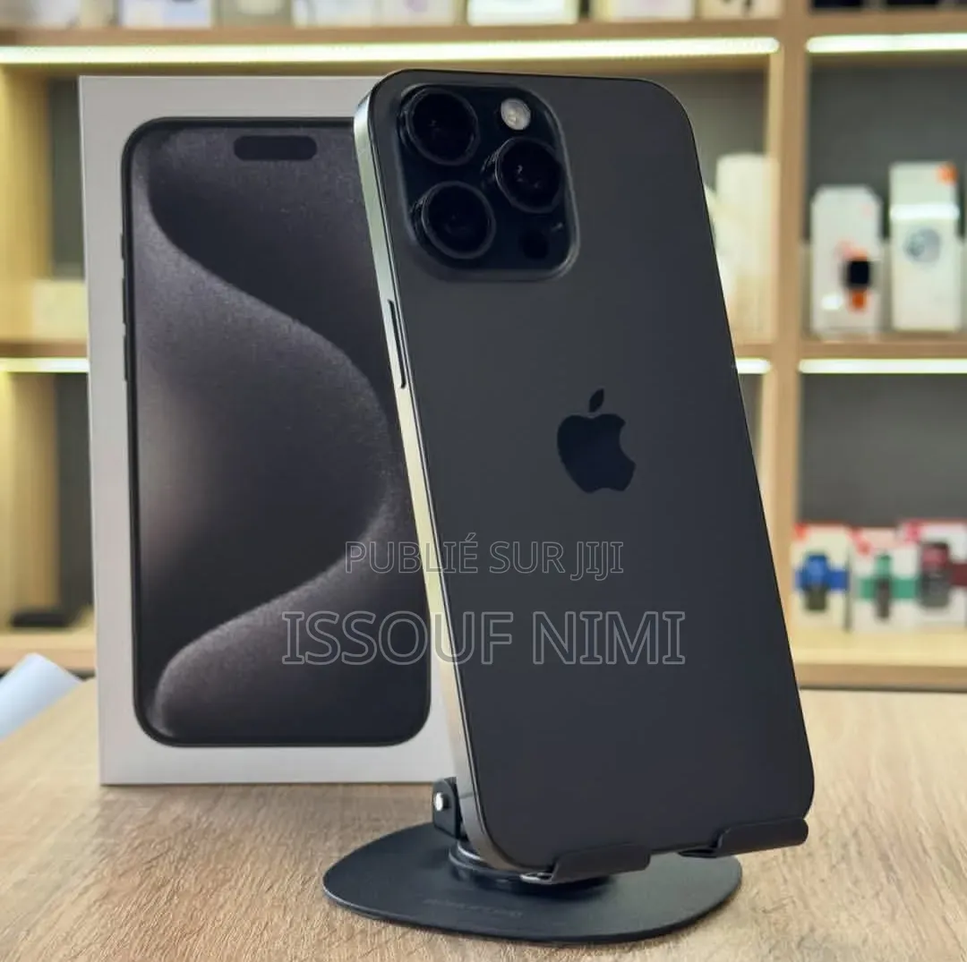 Nouveau Apple iPhone 15 Pro Max 512 GB Noir