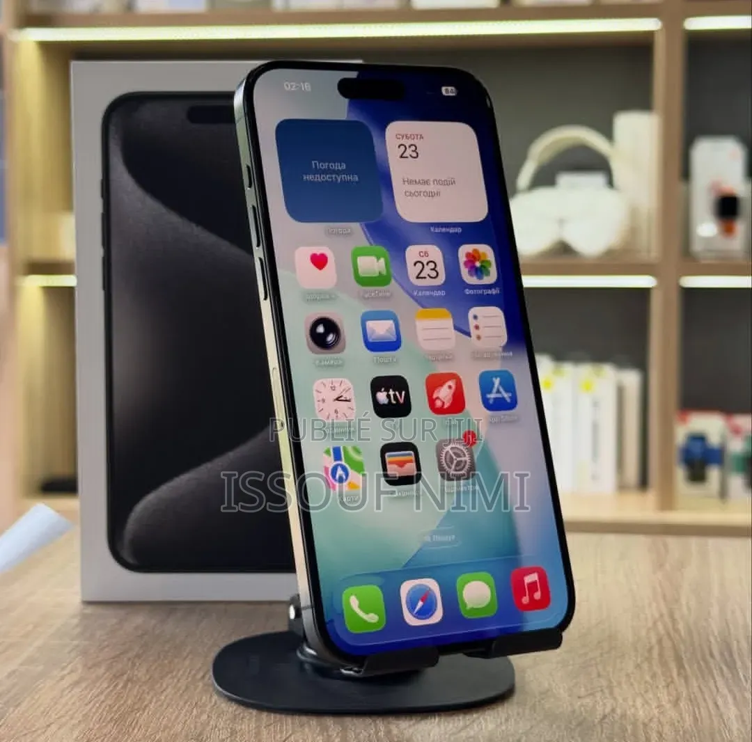 Nouveau Apple iPhone 15 Pro Max 512 GB Noir