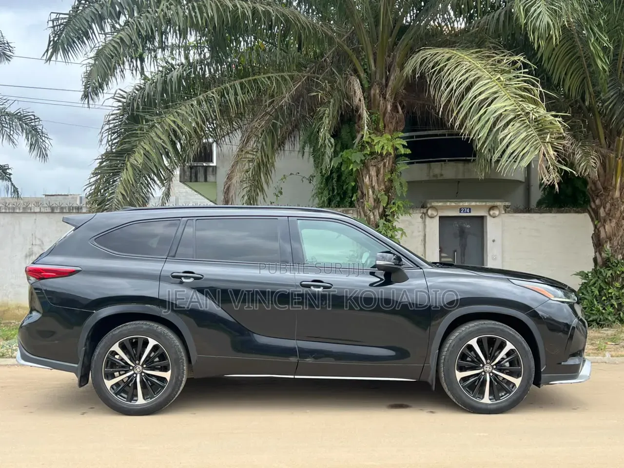 Toyota Highlander XSE 2022 Noir